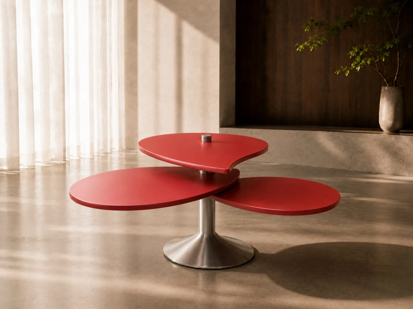 Les 3 rouges, vue 1 — Les 3 rouges